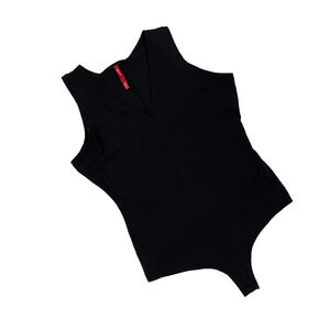 SPANX Suit Yourself V-Neck Tank Bodysuit 20276R Classic Black Women's Size 1X